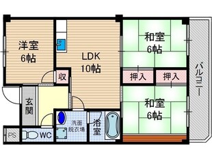 ローズコーポ沢良宜の物件間取画像